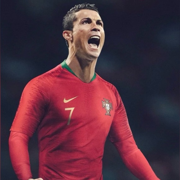 NIKE CRISTIANO RONALDO PORTUGAL HOME JERSEY FIFA WORLD CUP 2018 CR#7 NWT - Picture 2 of 15